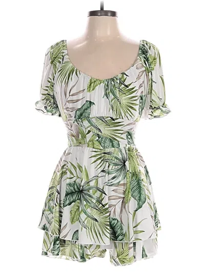 Pre-owned Assorted Brands Romper In White