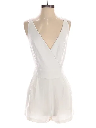 Pre-owned Assorted Brands Romper In White