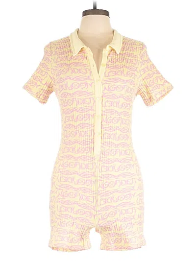 Pre-owned Assorted Brands Romper In Yellow