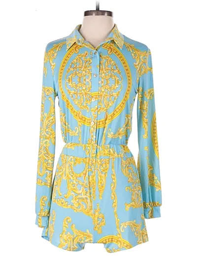 Pre-owned Assorted Brands Romper In Yellow