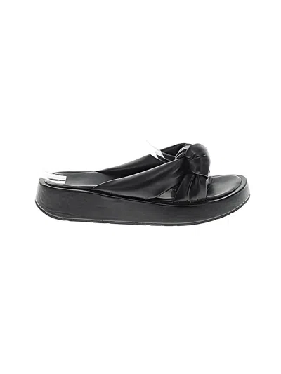 Pre-owned Assorted Brands Sandals In Black