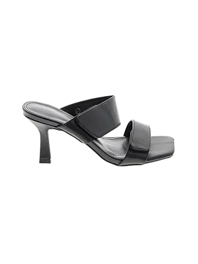 Pre-owned Assorted Brands Sandals In Black