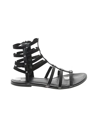 Pre-owned Assorted Brands Sandals In Black