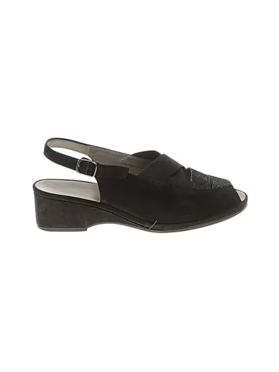 Pre-owned Assorted Brands Sandals In Black