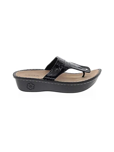 Pre-owned Assorted Brands Sandals In Black
