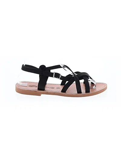 Pre-owned Assorted Brands Sandals In Black