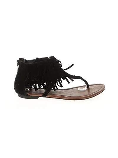Pre-owned Assorted Brands Sandals In Black
