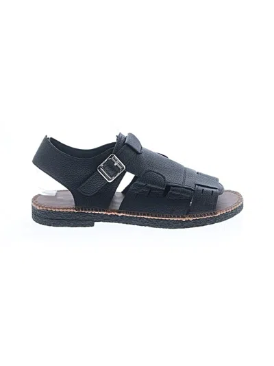 Pre-owned Assorted Brands Sandals In Black