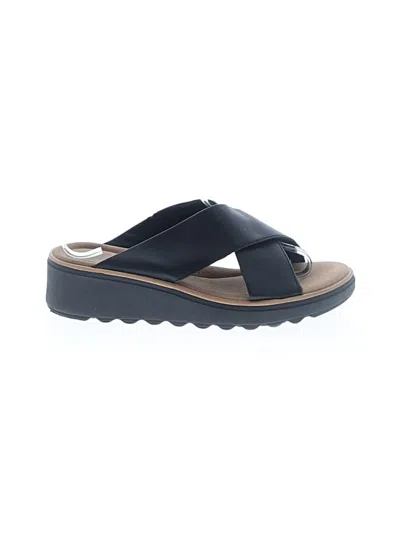 Pre-owned Assorted Brands Sandals In Black