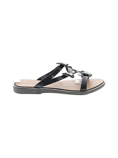 Pre-owned Assorted Brands Sandals In Black