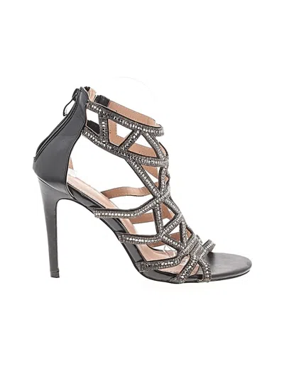 Pre-owned Assorted Brands Sandals In Black