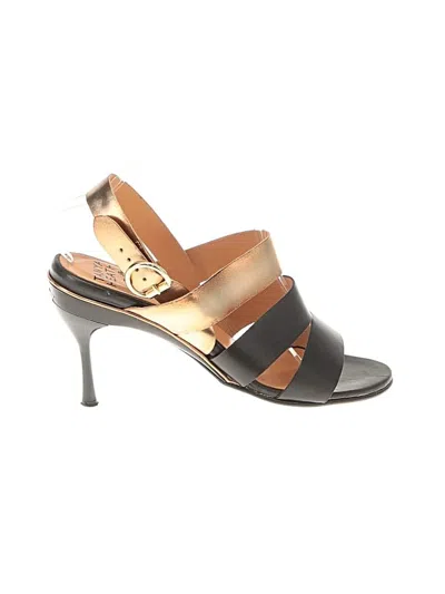 Pre-owned Assorted Brands Sandals In Black