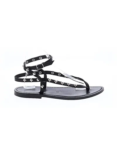 Pre-owned Assorted Brands Sandals In Black