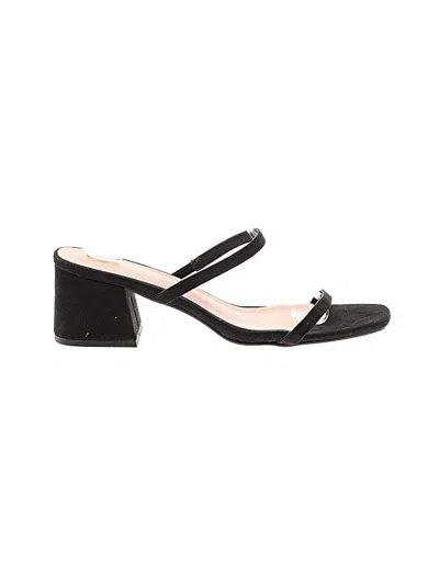 Pre-owned Assorted Brands Sandals In Black