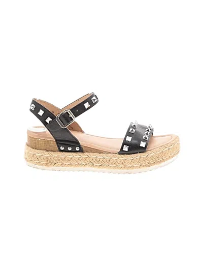 Pre-owned Assorted Brands Sandals In Black