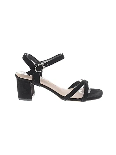 Pre-owned Assorted Brands Sandals In Black