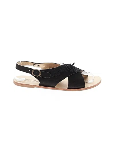 Pre-owned Assorted Brands Sandals In Black