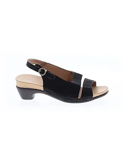 Pre-owned Assorted Brands Sandals In Black