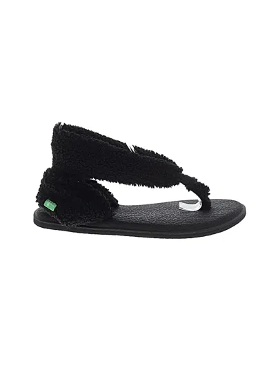 Pre-owned Assorted Brands Sandals In Black