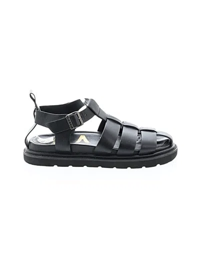 Pre-owned Assorted Brands Sandals In Black