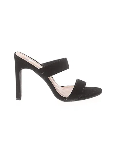 Pre-owned Assorted Brands Sandals In Black