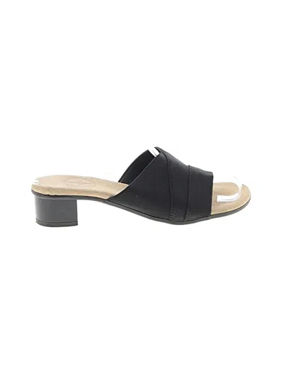 Pre-owned Assorted Brands Sandals In Black