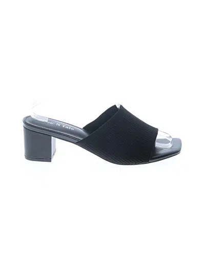 Pre-owned Assorted Brands Sandals In Black
