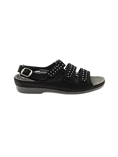 Pre-owned Assorted Brands Sandals In Black