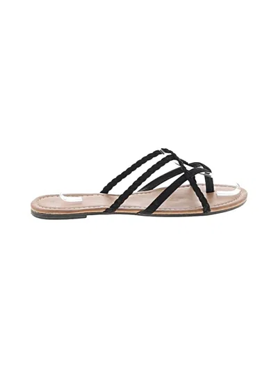 Pre-owned Assorted Brands Sandals In Black