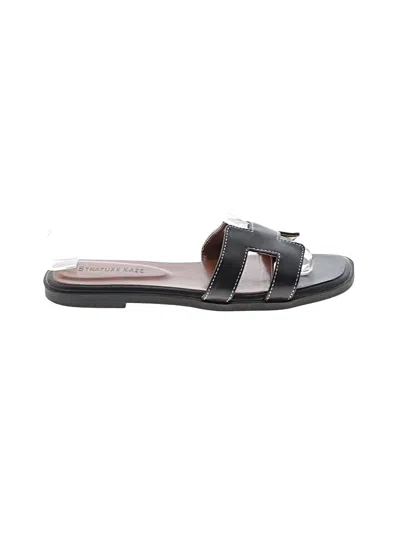 Pre-owned Assorted Brands Sandals In Black