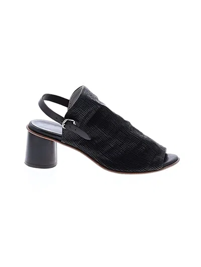 Pre-owned Assorted Brands Sandals In Black