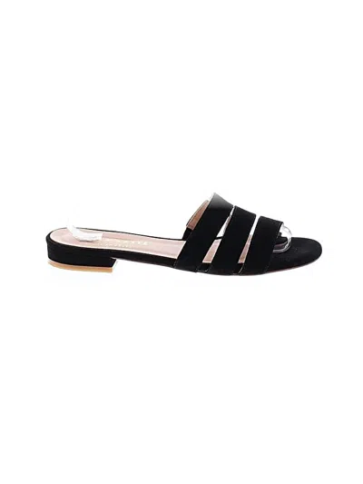 Pre-owned Assorted Brands Sandals In Black