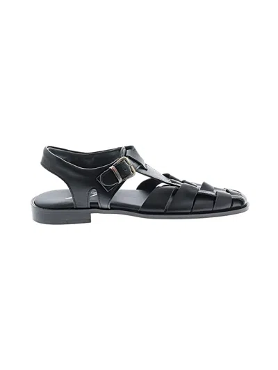 Pre-owned Assorted Brands Sandals In Black