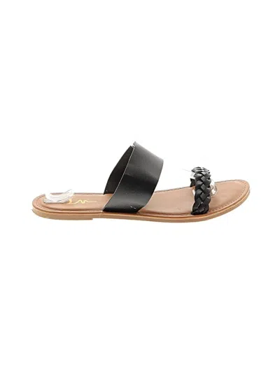 Pre-owned Assorted Brands Sandals In Black