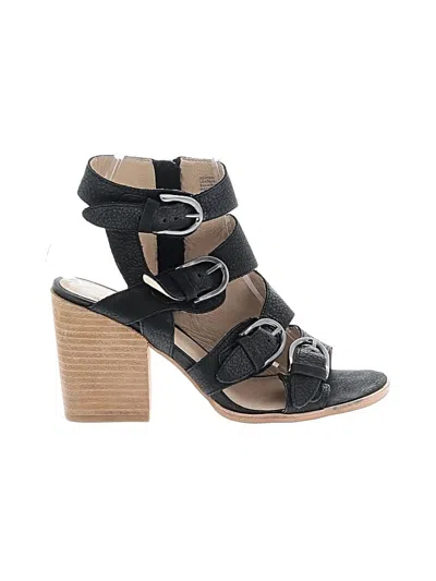 Pre-owned Assorted Brands Sandals In Black