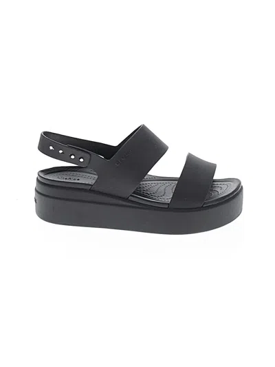 Pre-owned Assorted Brands Sandals In Black