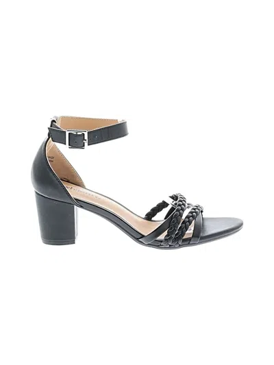 Pre-owned Assorted Brands Sandals In Black