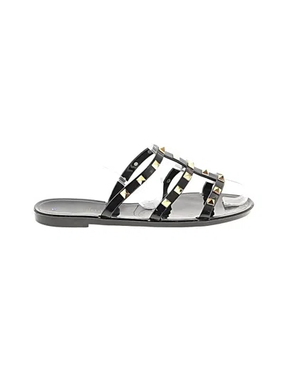 Pre-owned Assorted Brands Sandals In Black