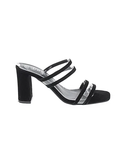 Pre-owned Assorted Brands Sandals In Black