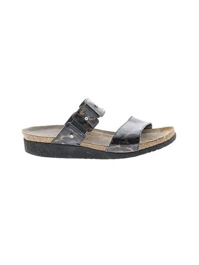 Pre-owned Assorted Brands Sandals In Black