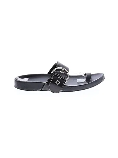 Pre-owned Assorted Brands Sandals In Black