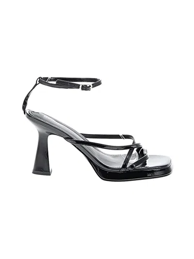 Pre-owned Assorted Brands Sandals In Black