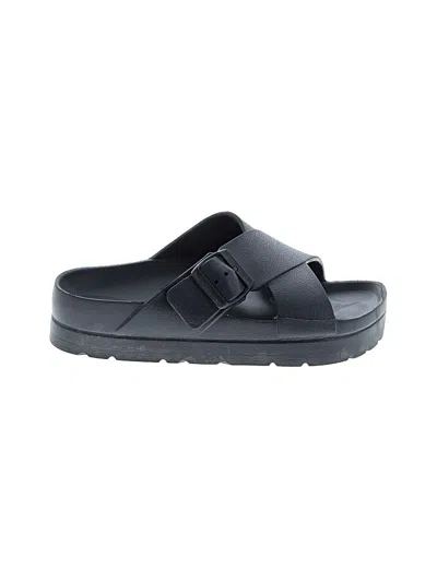 Pre-owned Assorted Brands Sandals In Black