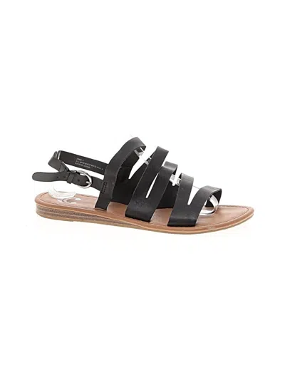 Pre-owned Assorted Brands Sandals In Black