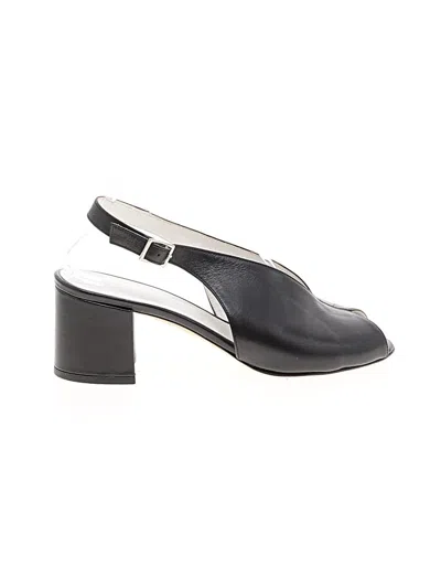 Pre-owned Assorted Brands Sandals In Black