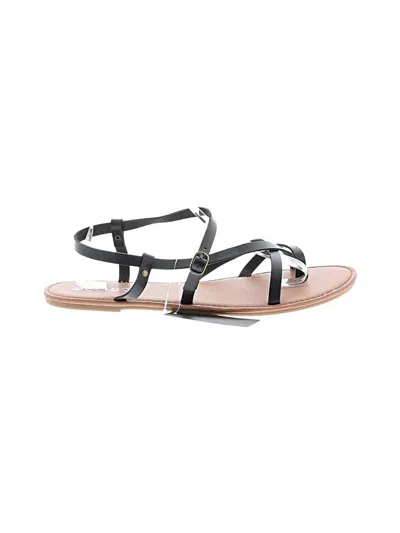 Pre-owned Assorted Brands Sandals In Black