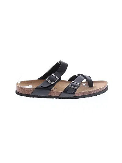 Pre-owned Assorted Brands Sandals In Black