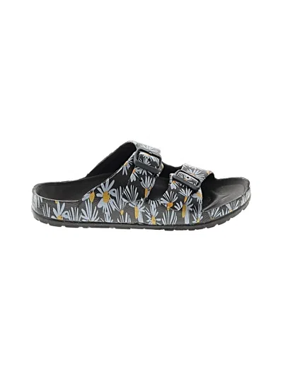 Pre-owned Assorted Brands Sandals In Black