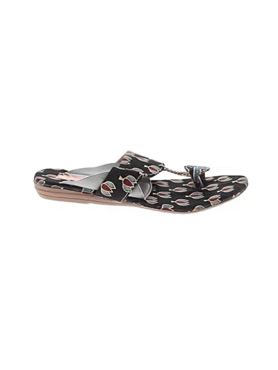 Pre-owned Assorted Brands Sandals In Black