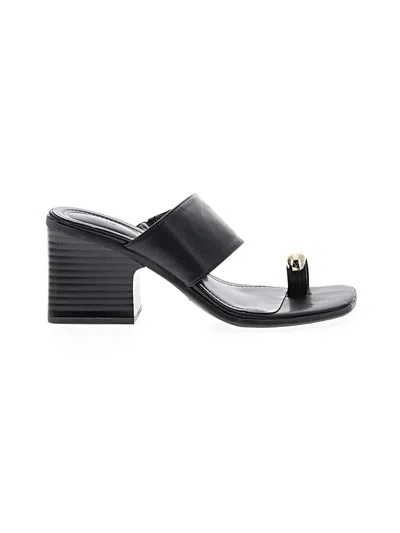 Pre-owned Assorted Brands Sandals In Black